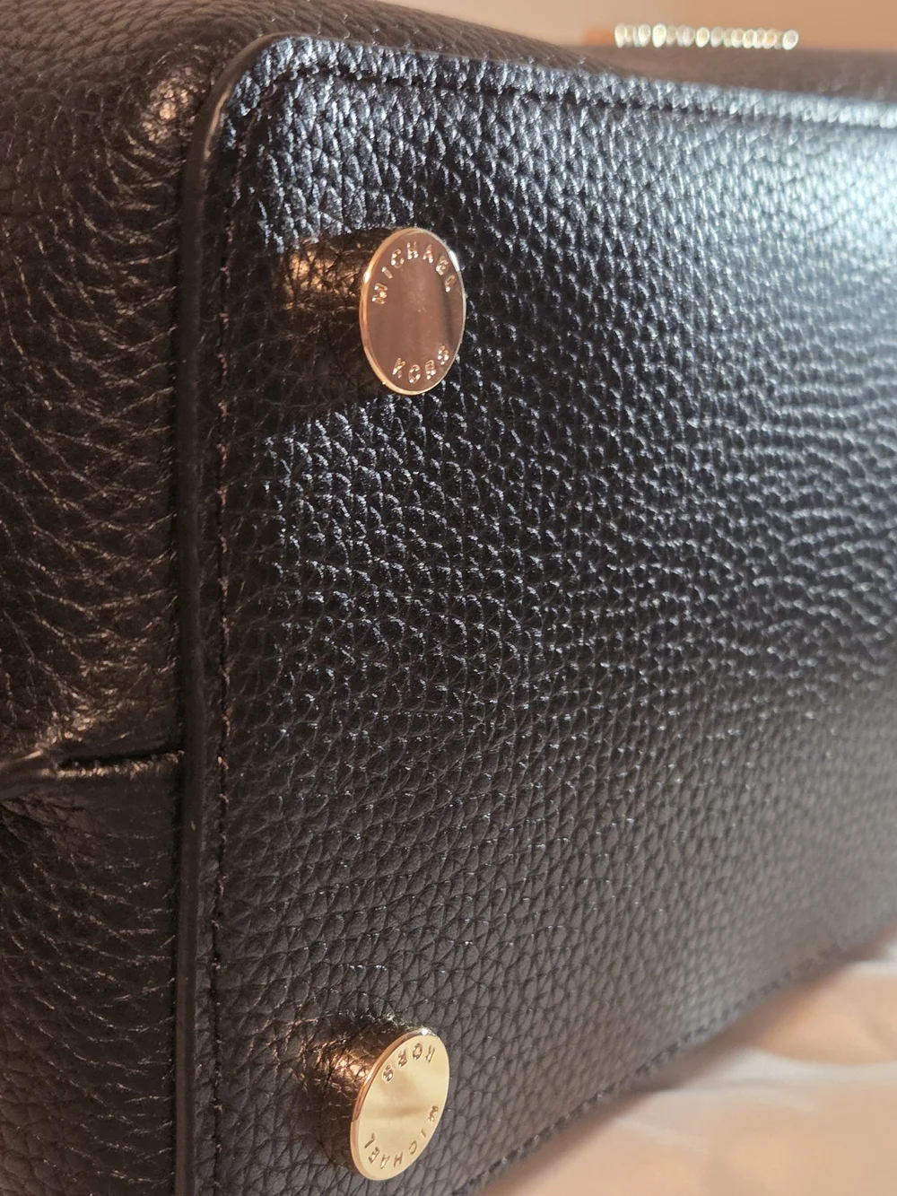 NWT Michael Kors Large Emilia Satchel; Black
